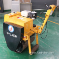 Mini asphalt roller double drum walk behind soil compactor vibratory roller FYL-600